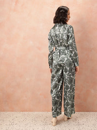 all about you Floral Printed Co-Ords with Tie-Up Belt