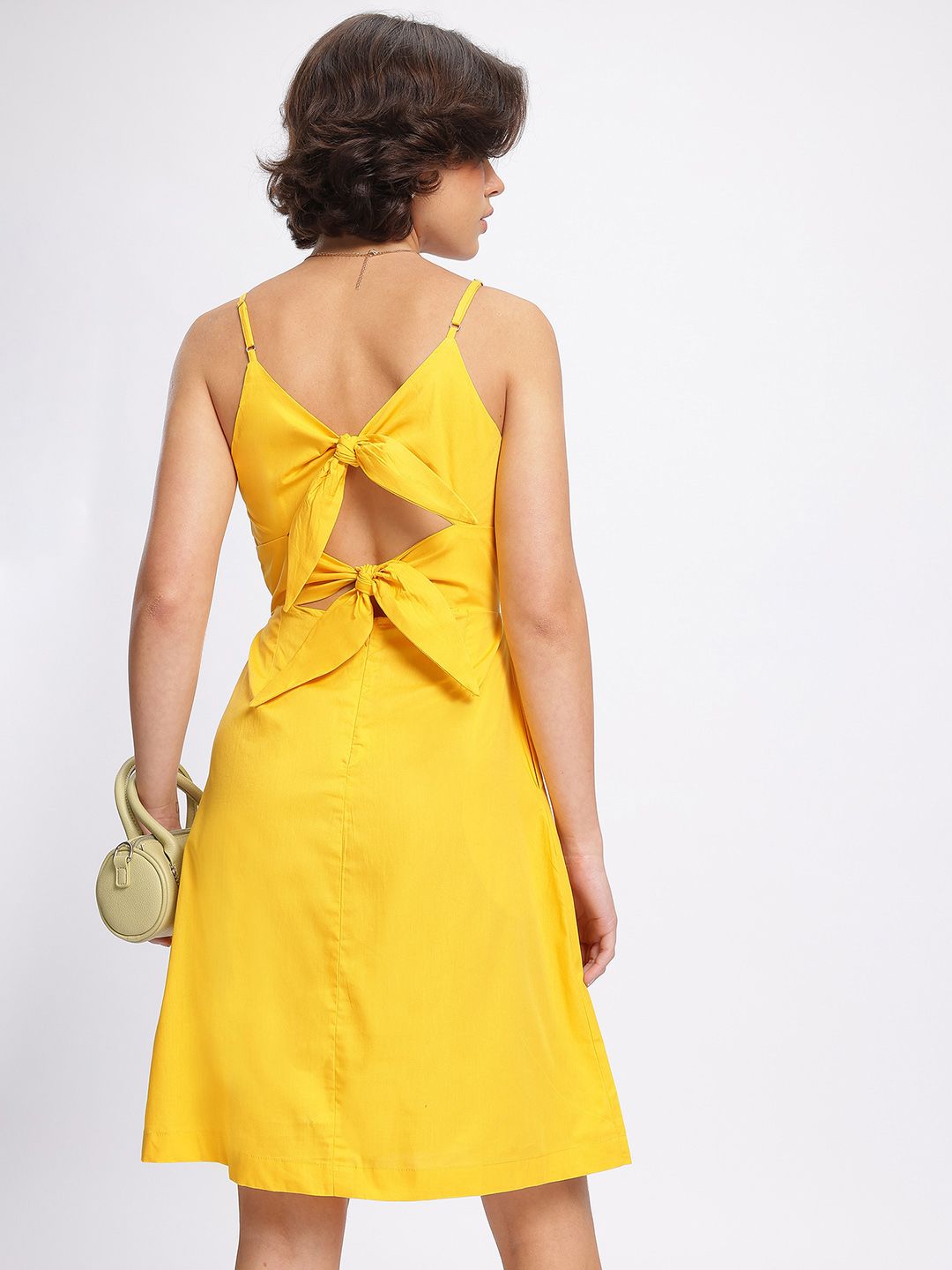 DressBerry Statement Bows Strappy A-line Dress