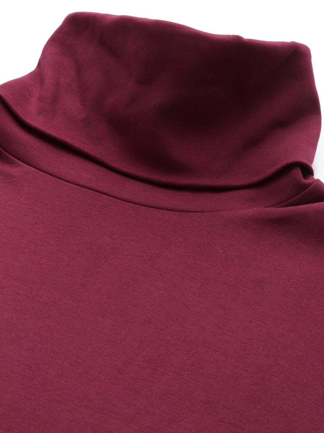all about you Long Sleeves Pure Cotton Turtle Neck Sweatshirt