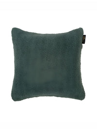 HOSTA HOMES Green 2 Pieces Soft Fur Square Cushion Covers