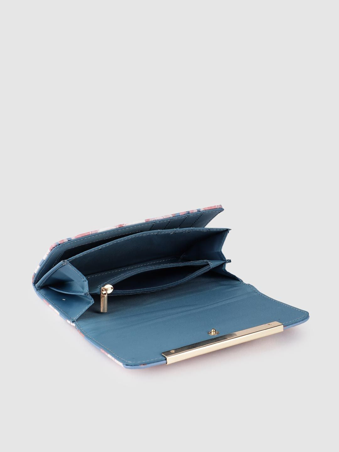 Lino Perros Women Floral Printed Three Fold Wallet