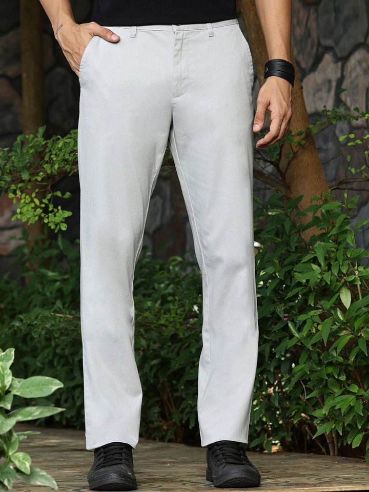 Thomas Scott Men Slim Fit Mid-Rise Chinos seluar