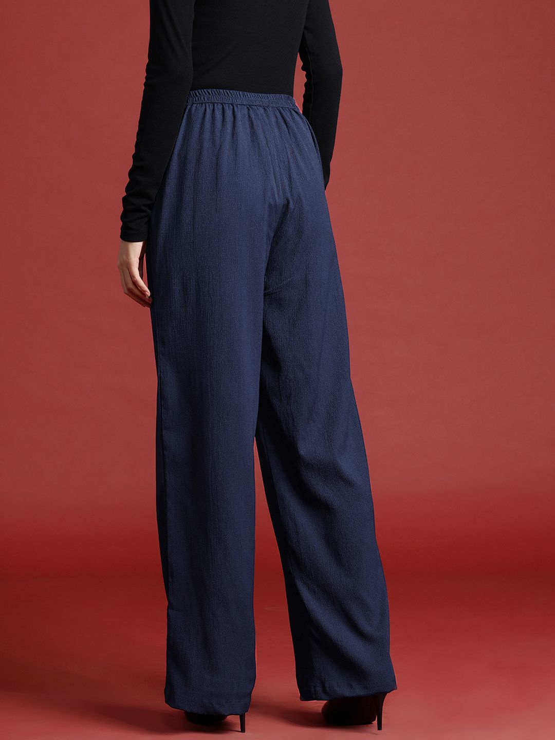 all about you Women Textured Trousers