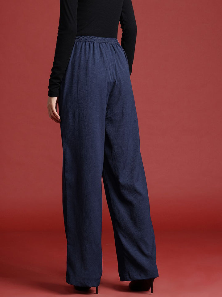 all about you Women Textured Trousers