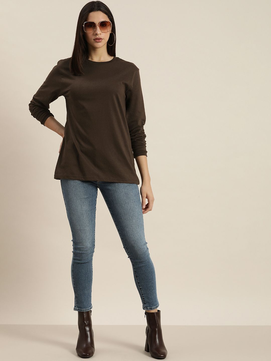 DILLINGER Women Oversized Pure Cotton T-shirt