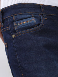 The Indian Garage Co Men Blue Slim Fit Mid-Rise Clean Look Jeans