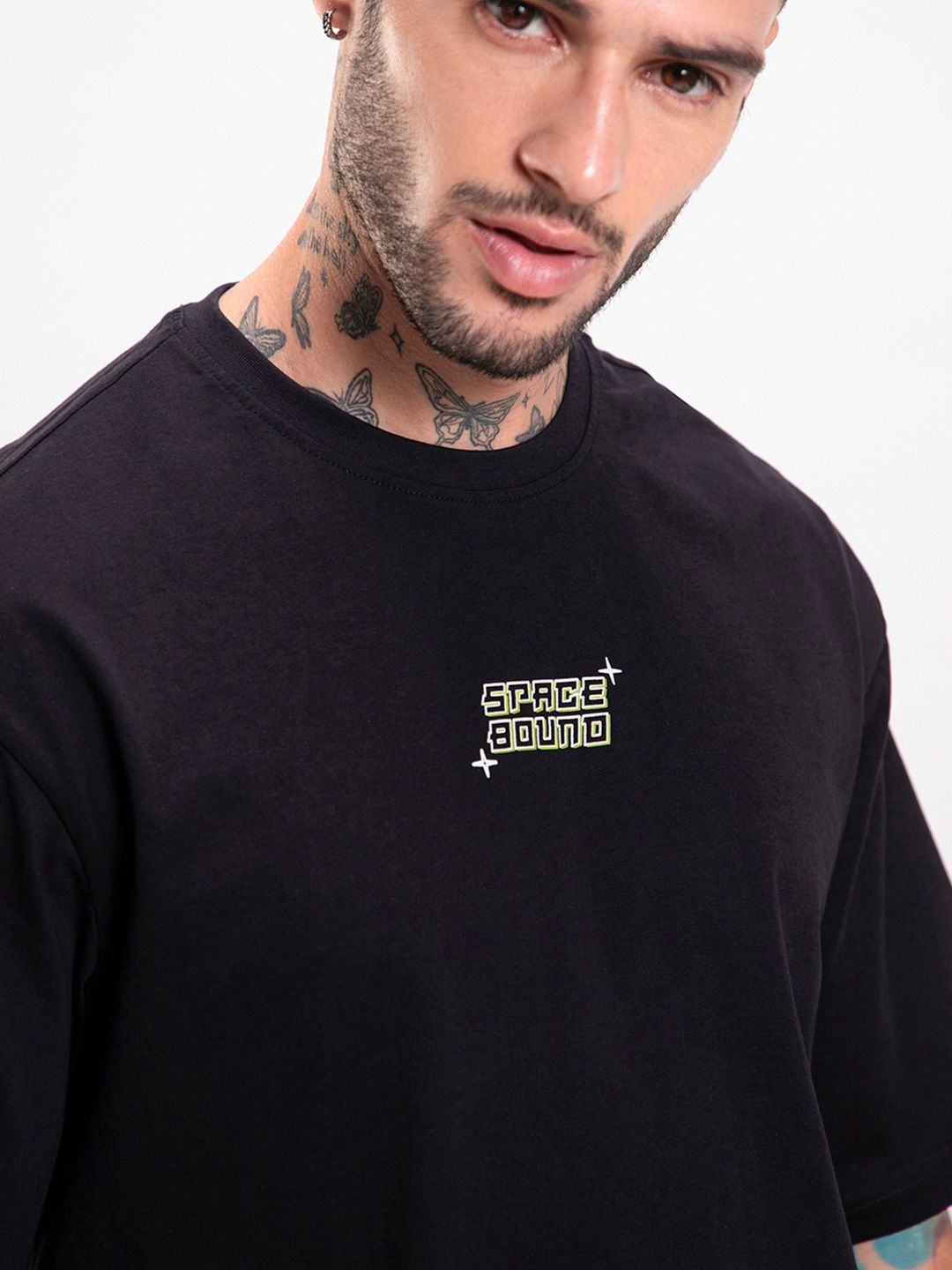 Bewakoof Men Printed Oversize Cotton T-shirt