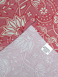 BOMBAY DYEING Peach Coloured Ethnic Printed Cotton 300 TC King Bedsheet & 4 Pillow Cover