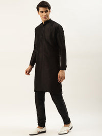 SOJANYA Manadrin Collar Kurta with Churidar & Nehru Jacket