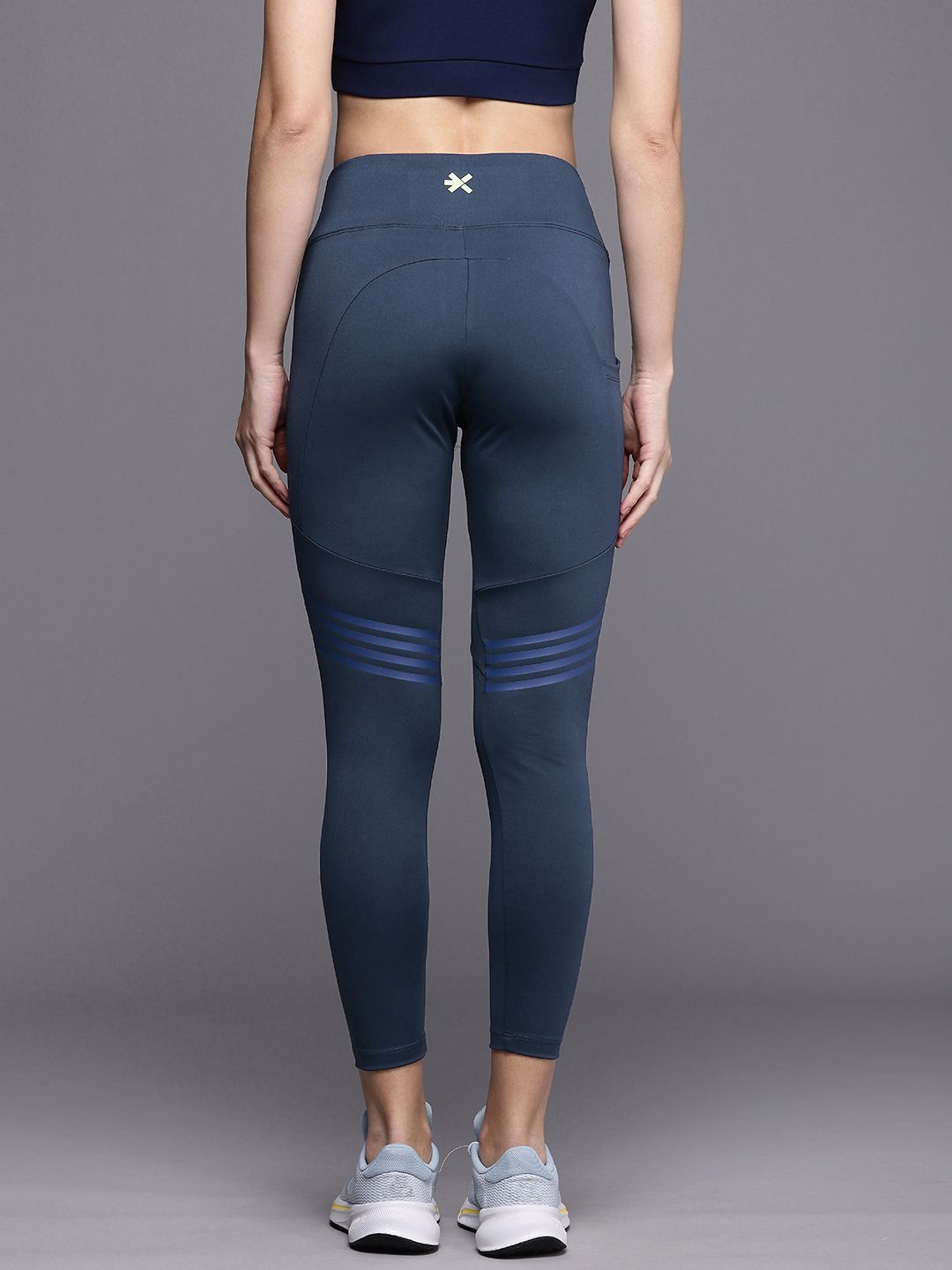 HRX by Hrithik Roshan Women Antimicrobial & Rapid Dry High Rise Slim Fit Training Tights