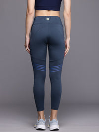 HRX by Hrithik Roshan Women Antimicrobial & Rapid Dry High Rise Slim Fit Training Tights