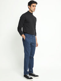 RARE RABBIT Men Pesto Mid Rise Slim Fit Cotton Trouser