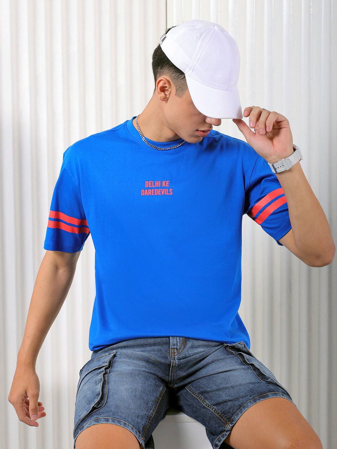 The Indian Garage Co Typography Printed Boxy T-shirt