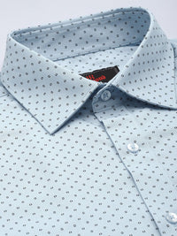 Raymond Pure Cotton Slim Fit Opaque Printed Formal Shirt