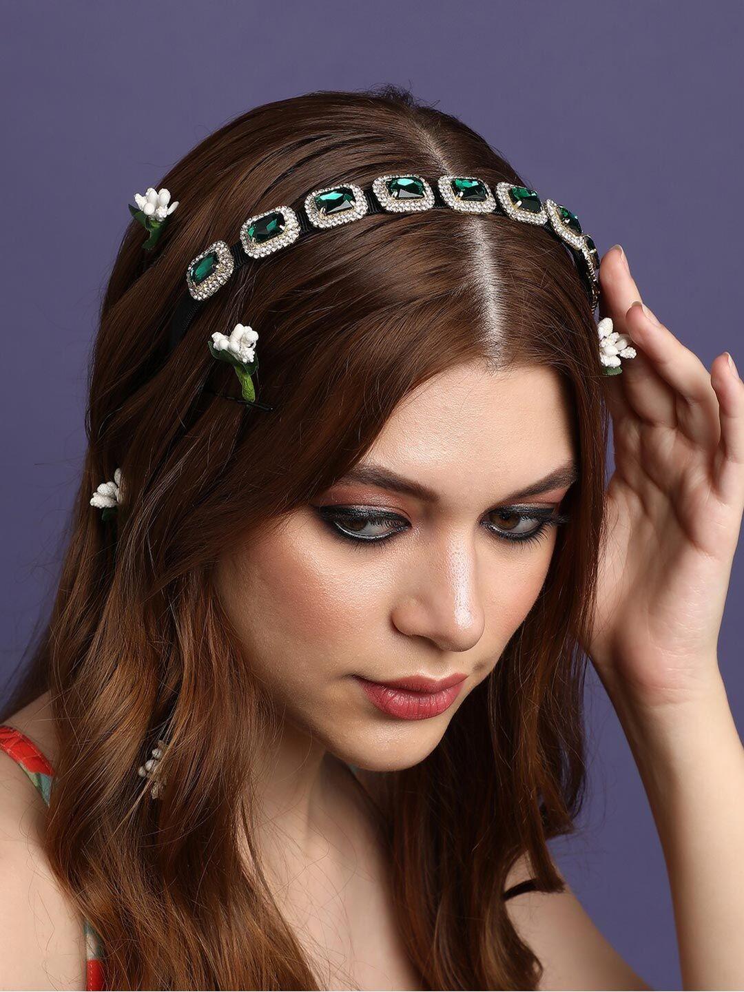SOHI Women Stone Studded Embellished Hairband