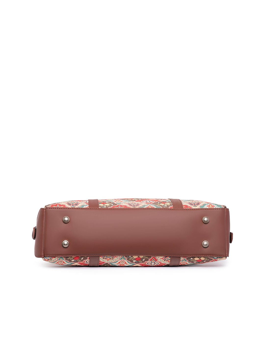 ZOUK Women Multicoloured Ethnic Motifs Printed Laptop Bag