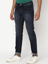 SPYKAR Men Skinny Fit Low-Rise Heavy Fade Stretchable Jeans