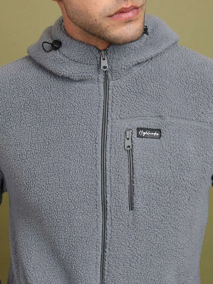 HIGHLANDER Front Open Hooded Sweatshirt