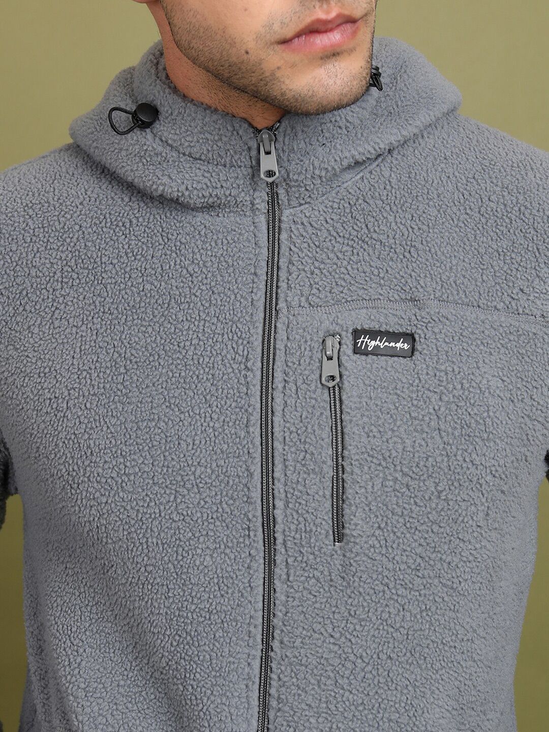 HIGHLANDER Front Open Hooded Sweatshirt