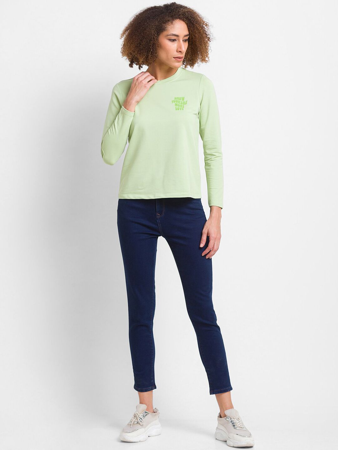 SPYKAR Women Blue Super Skinny Fit High-Rise Jeans