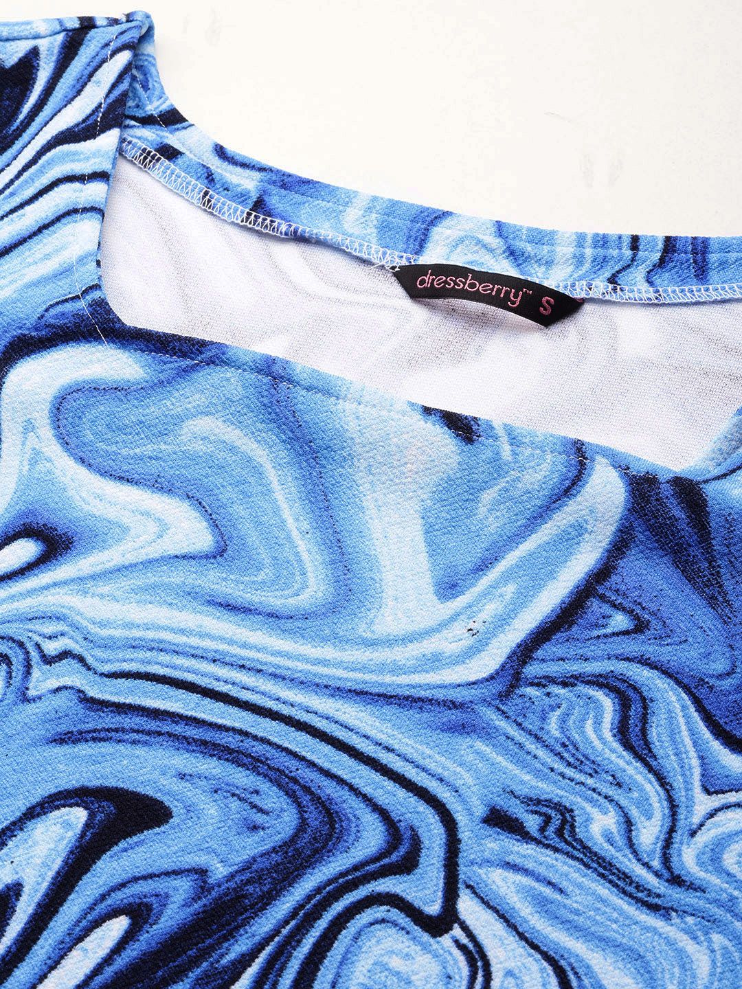 DressBerry Abstract Print Top