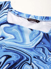 DressBerry Abstract Print Top