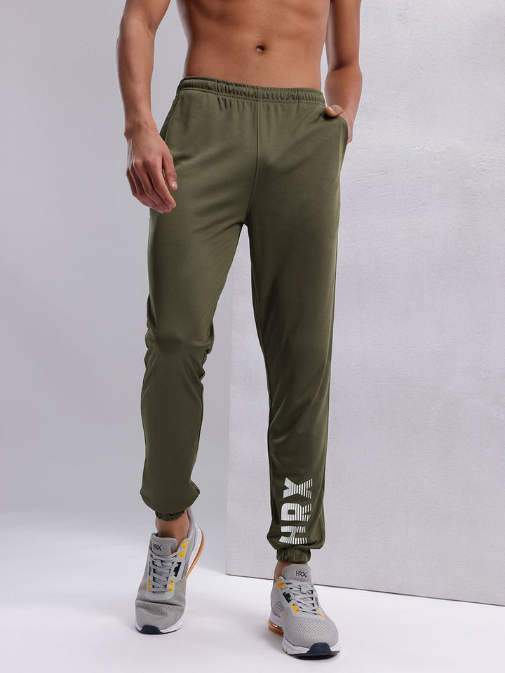 HRX by Hrithik Roshan Men Typography Print Rapid-Dry Training Joggers