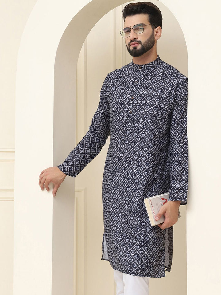 SOJANYA Motif Etnik Printed Pure Cotton Kurta