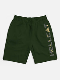 HELLCAT Boys Pack Of 5 Typography Printed Cotton Shorts