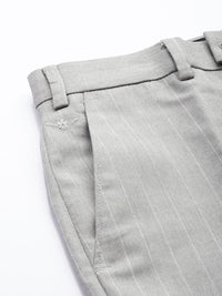 Park Avenue Men Checked Formal Trousers