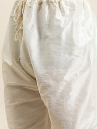 SOJANYA Mandarin Collar Straight Regular Kurta With Churidar & Nehru Jacket