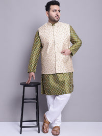 SOJANYA PLUS Embroidered Regular Kurta with Pyjamas