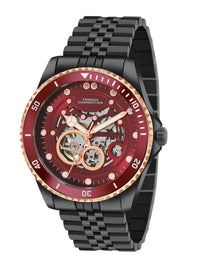 French Connection Men Skeleton Dial & Analogue Automatic Watch FCA19MBM-Maroon