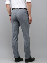 Park Avenue Men Textured Formal Trousers