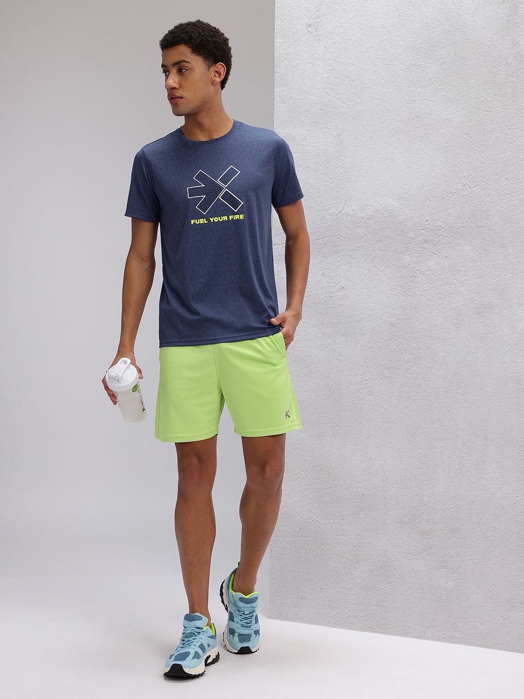HRX by Hrithik Roshan Men Rapid Dry Printed Running Shorts