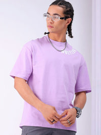 The Indian Garage Co Men Back Printed Boxy Oversized Round Neck T-shirt