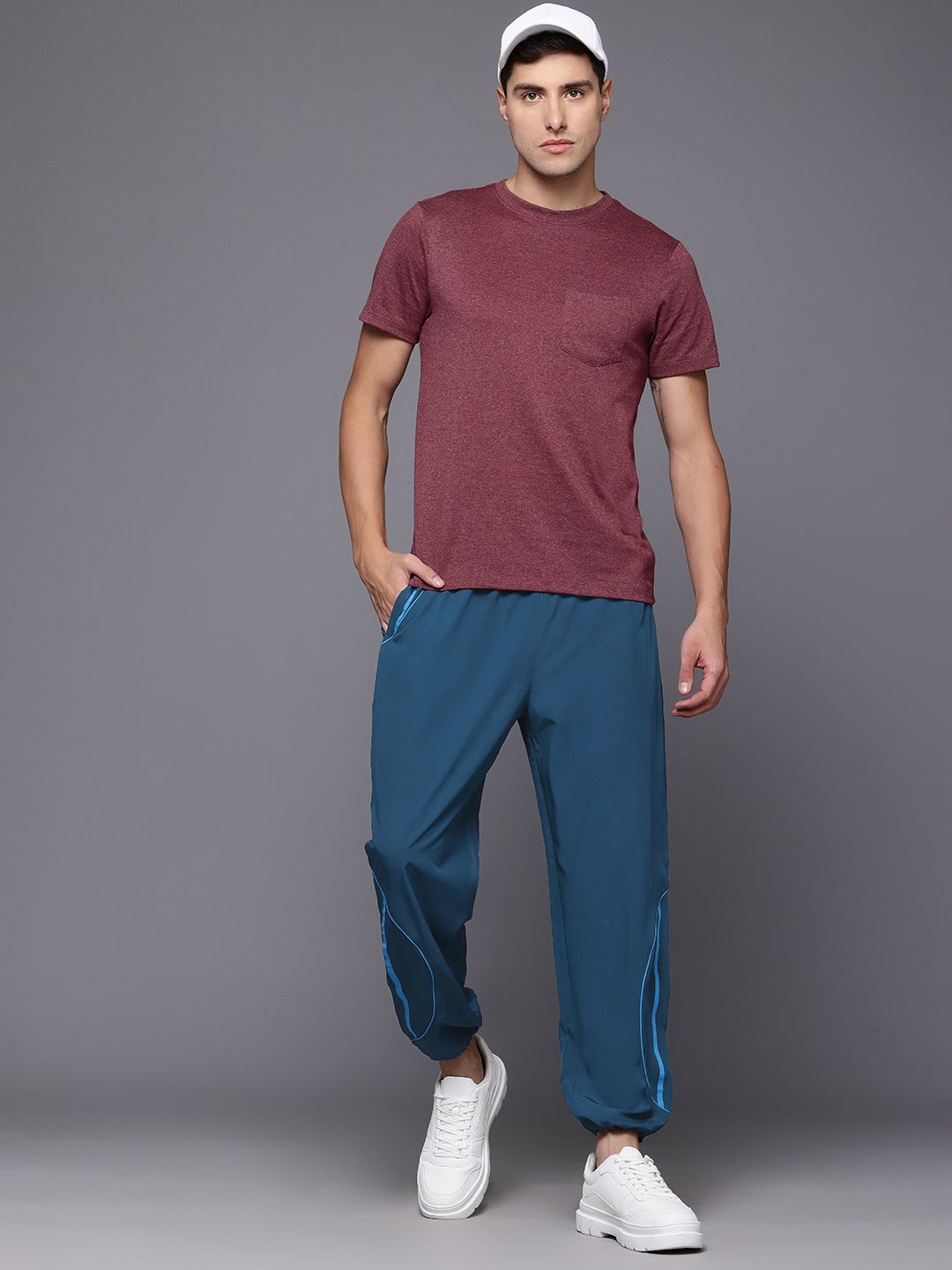 HRX by Hrithik Roshan Men Paneled Rapid-Dry Sports Joggers