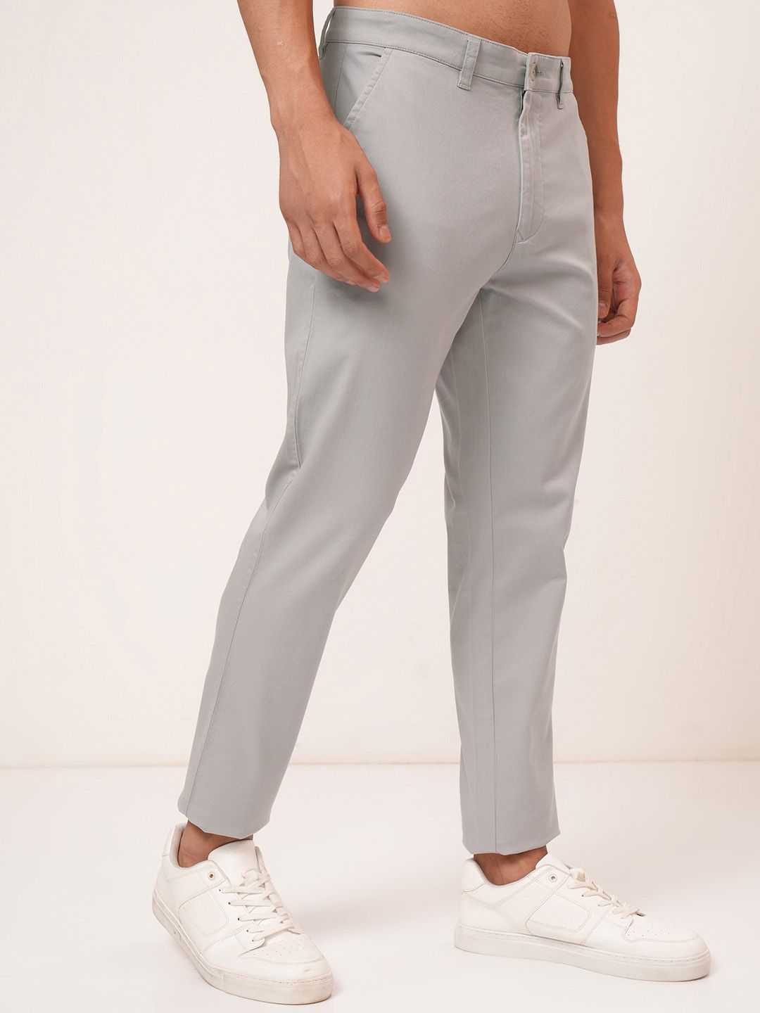 HIGHLANDER Men Soft Feel Twill Chino Trousers