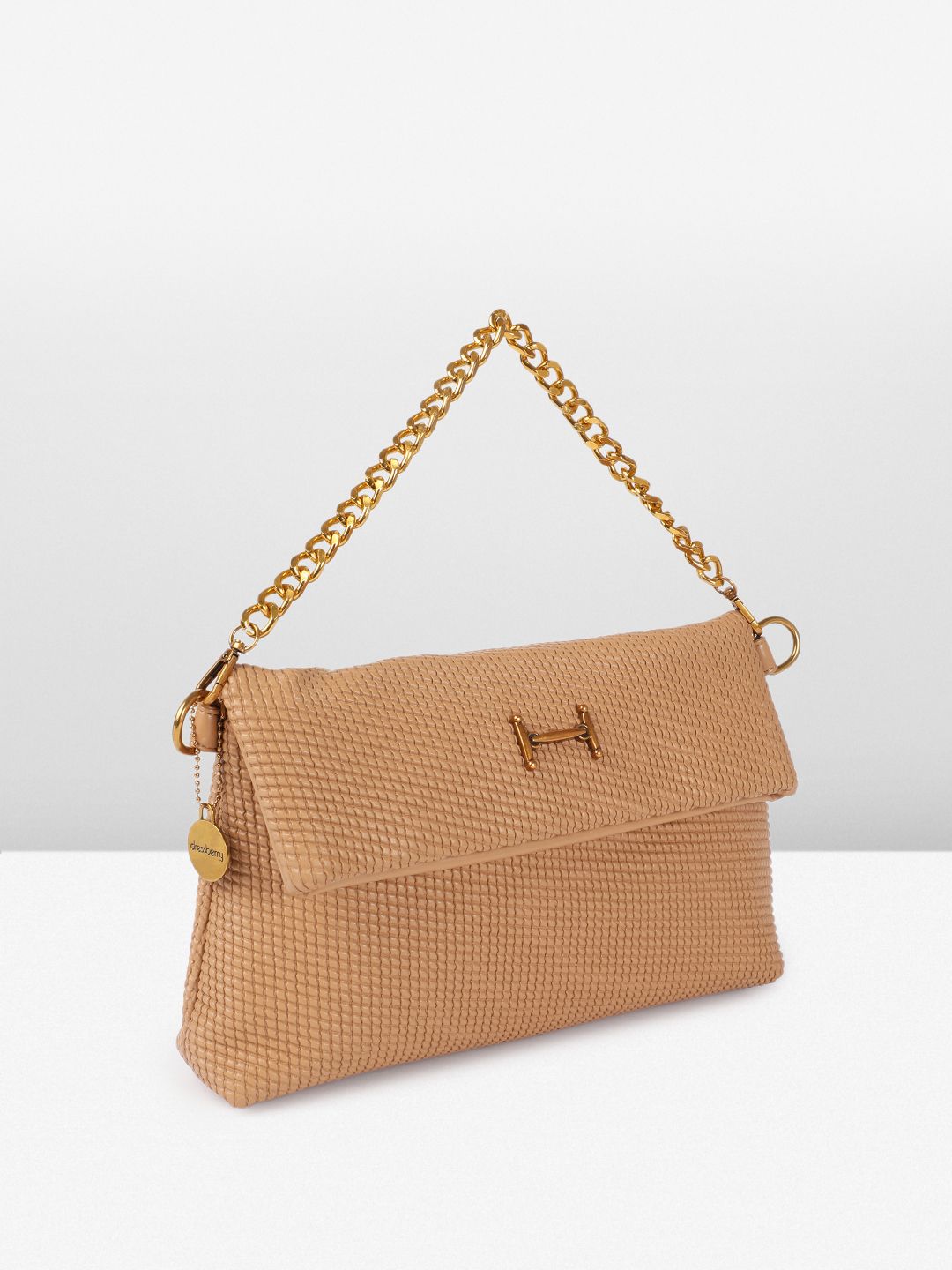 DressBerry Textured Structured Handheld Bag