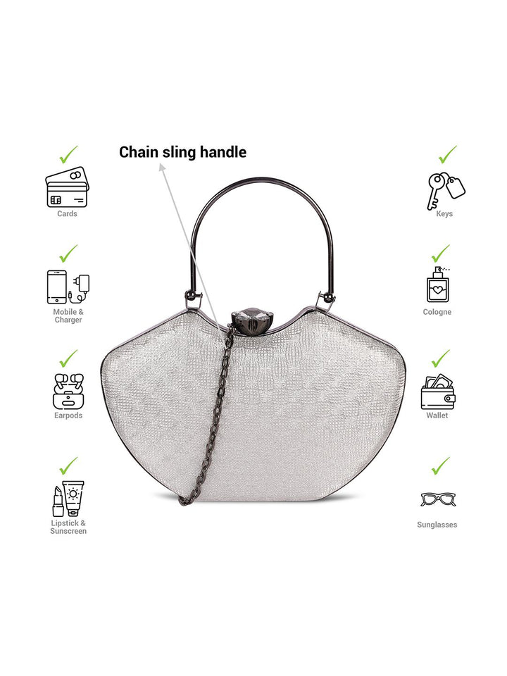 Mochi Textured Box Clutch