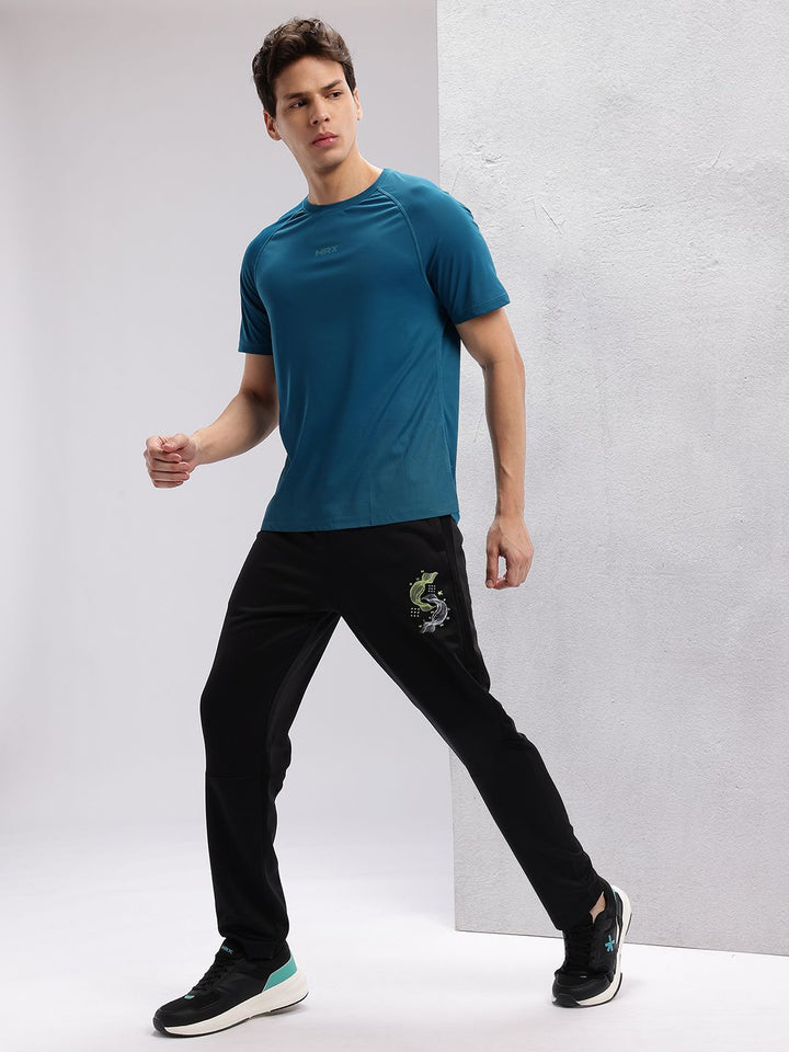 HRX by Hrithik Roshan Men Printed Running Track pants