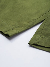 The Indian Garage Co Men Linen Cotton Slim Fit Cargo Shorts