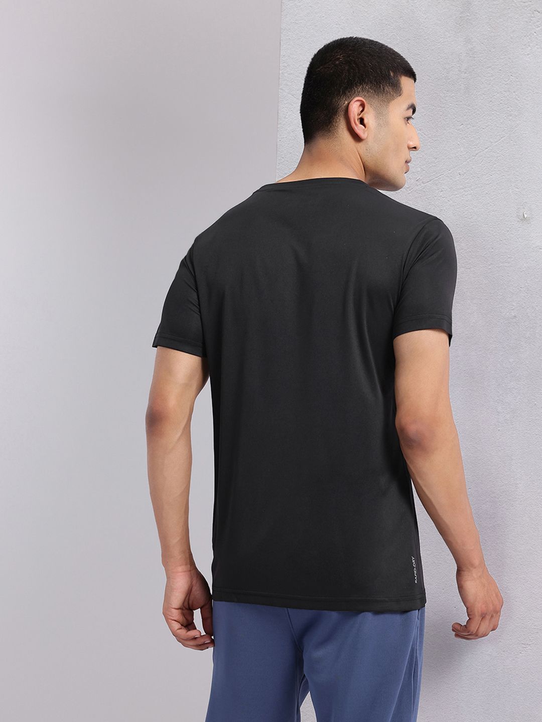 HRX by Hrithik Roshan Typography Printed Rapid-Dry Training T-shirt