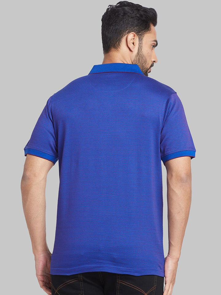 Raymond Woven Design Pure Cotton Contemporary Fit Tshirt