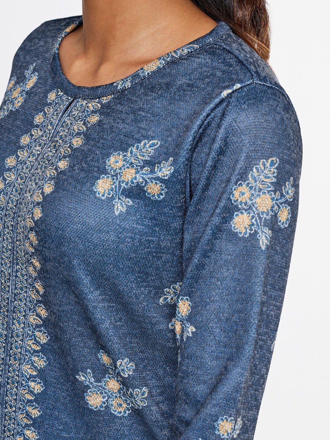 Global Desi Floral Printed Kurta
