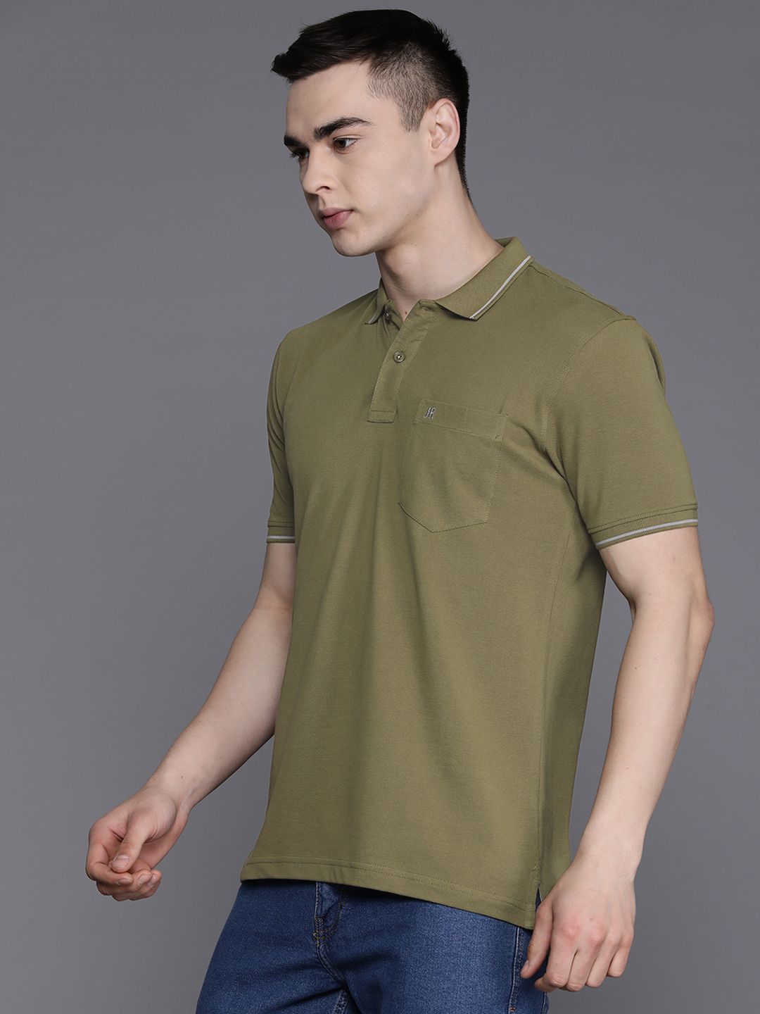 Raymond Pure Cotton Polo Collar T-shirt