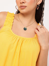 DressBerry Eclectic Ensemble Pleated A-Line Top