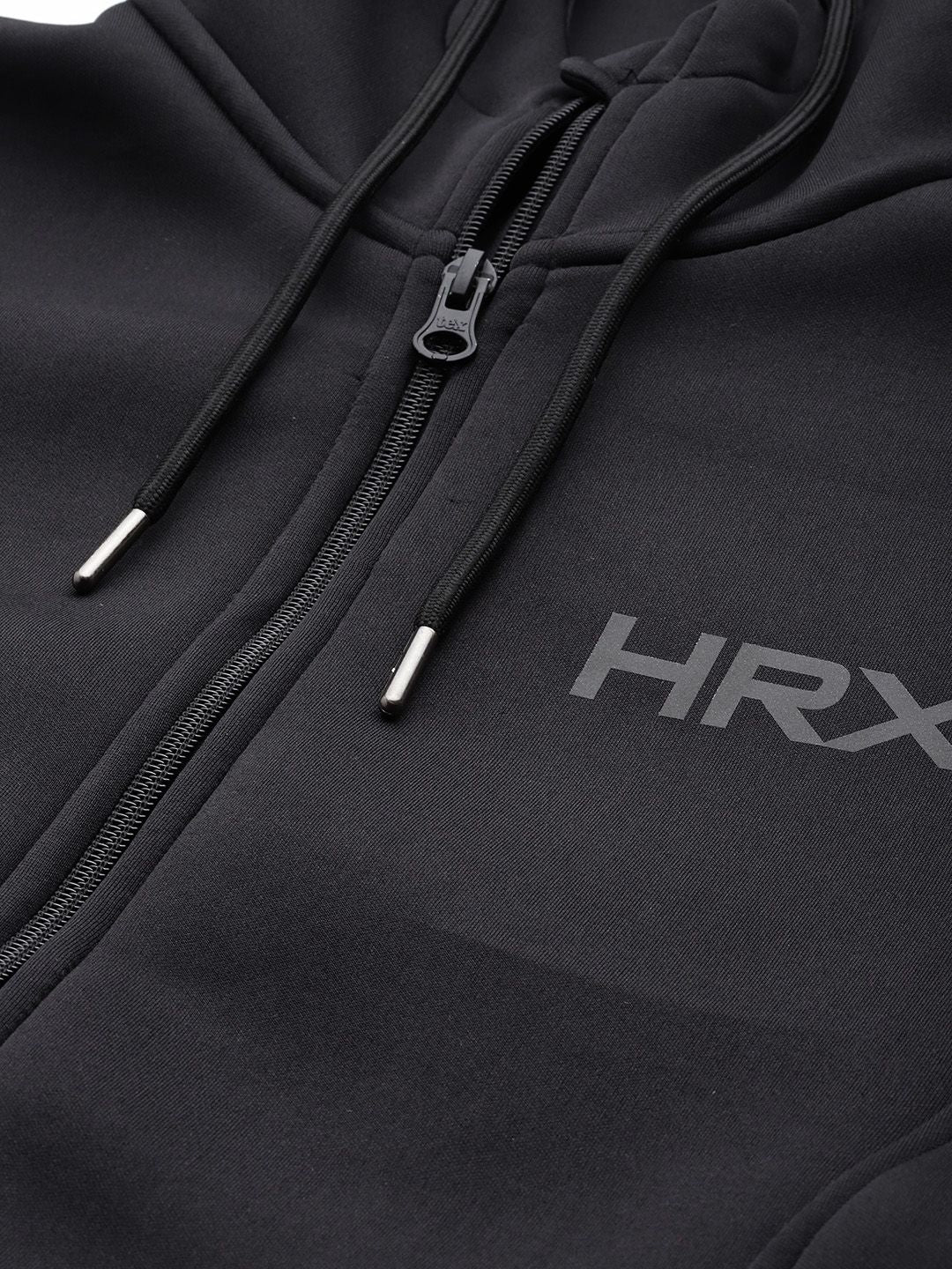 HRX by Hrithik Roshan Reflective Strip Rapid-Dry Hooded Training Jacket