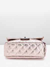 Lino Perros Women Quilted Textured Structured Sling Bag