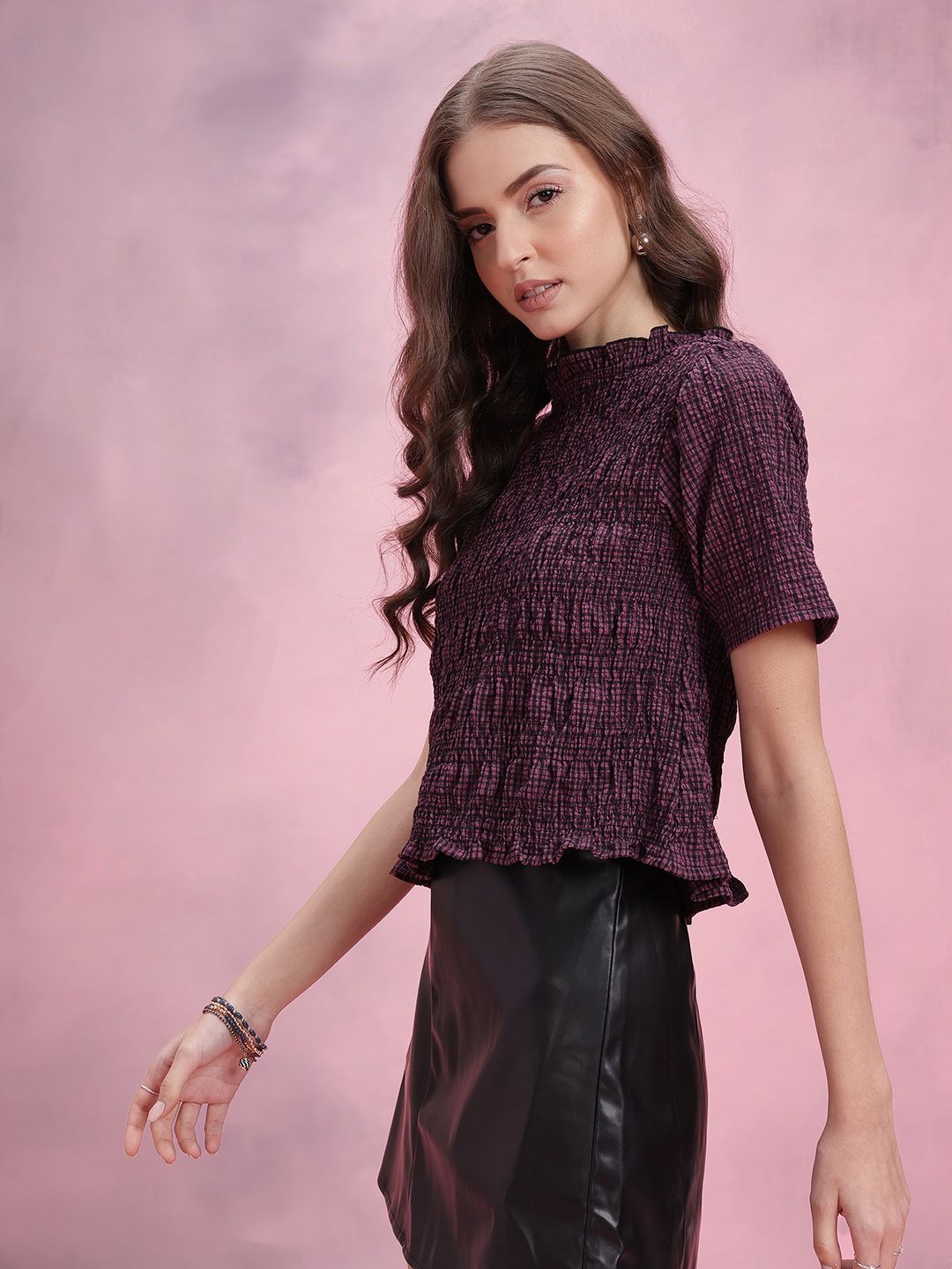 DressBerry Checked Top